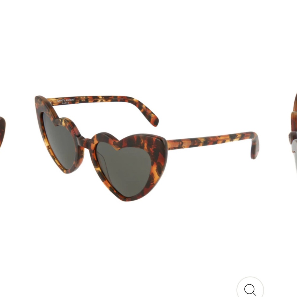 YSL heart shaped cat eye sunglasses